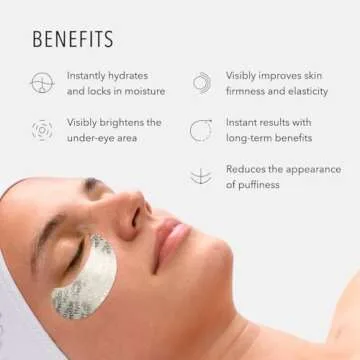 HydroPeptide PolyPeptide Collagel Eye Masks, Line-Lifting Hydrogel, Firmer Appearance and Hydration, 8 Treatments