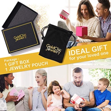 Gold Chunky Choker Chain Necklace for Women, 23mm Stylish Design