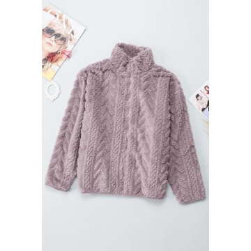 Stylish Dokotoo Sherpa Fleece Jacket for Women