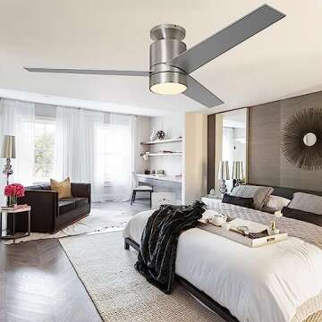 Flybull 52'' Ceiling Fan: Quiet, Energy-Efficient with Remote