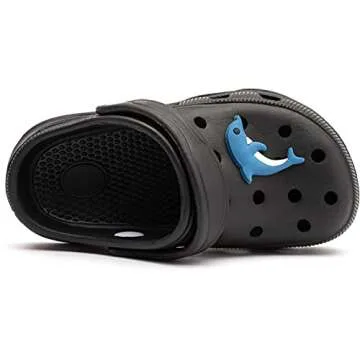 WOUEOI Kid's Girls Boys Clogs Garden Shoes Cartoon Slides Sandals Beach Slipper Children