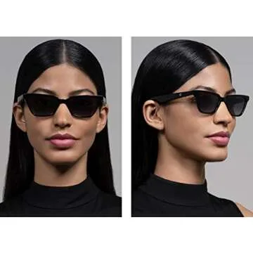 Lucyd - Smart Glasses w/UV Protection for Women - Open Ear, Noise Canceling Wireless Mics, Compatible with Voice Assistants – Nebula