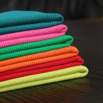 Artfish Women's Square Neck Long Sleeve Ribbed Slim Fitted Casual Basic Crop Top (Kelly Green, S)