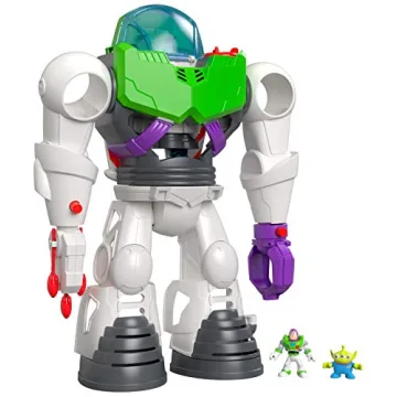 Fisher-Price Imaginext Disney Pixar Toy Story Buzz Lightyear Robot Playset with Spaceship for Kids 3...