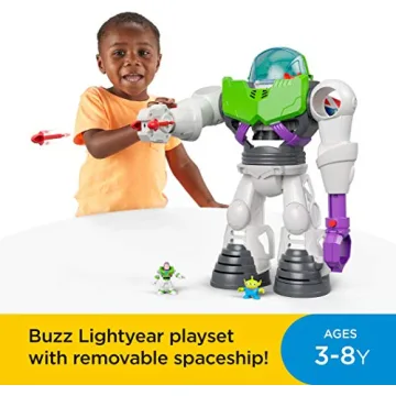 Fisher-Price Imaginext Toy Story Buzz Lightyear Robot Playset for Kids