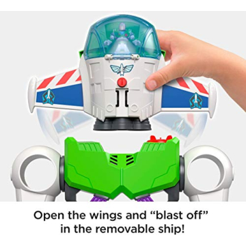 Fisher-Price Imaginext Toy Story Buzz Lightyear Robot Playset for Kids