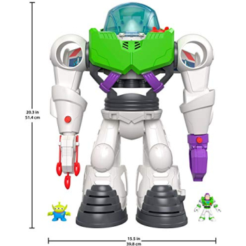 Fisher-Price Imaginext Toy Story Buzz Lightyear Robot Playset for Kids
