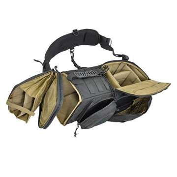 HAZARD 4 Evac Photo-Recon(TM) Photo Sling Pack w/MOLLE (R) - Black, 18.1" L x 6.3" W x 4.7" D