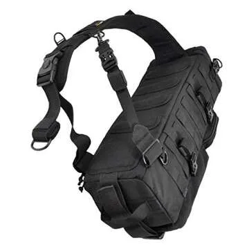 HAZARD 4 Evac Photo-Recon(TM) Photo Sling Pack w/MOLLE (R) - Black, 18.1" L x 6.3" W x 4.7" D