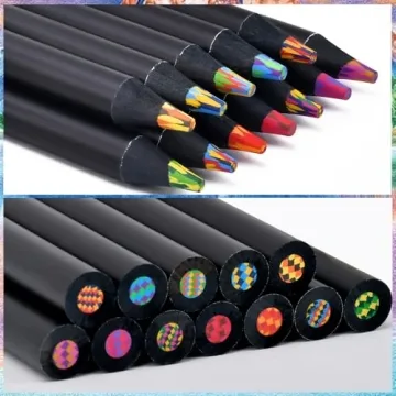 12 Rainbow Pencils Creative Gift for All Ages