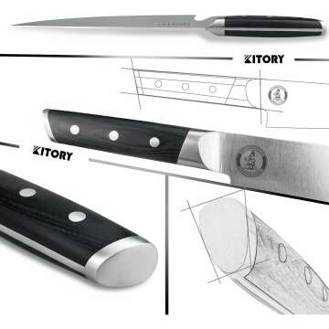 Kitory Japan 8" Gyutou Chef Knife - Pro Kitchen Essential