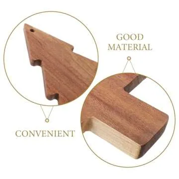 Christmas Cutting Board - Unique Wood Serving Board for Kitchen