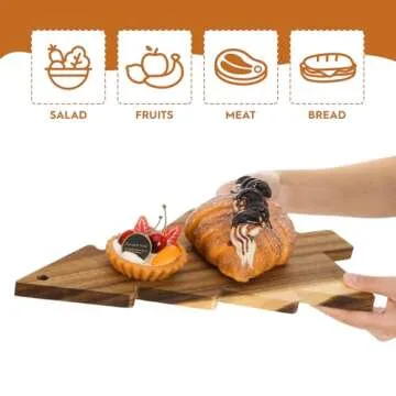 Christmas Cutting Board - Unique Wood Serving Board for Kitchen