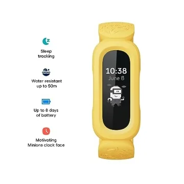 Fitbit Ace 3 Kids Activity Tracker - Fun & Functional Minions