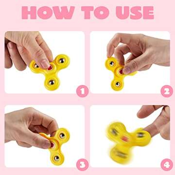 JOYIN 28 PCSFidget Spinner with Gifts Cards , Stress Relief Hand Finger Spinner Fidget Toy for Kids Party Favors for Classroom Exchange Toy, School Classroom Prizes Exchange Gift