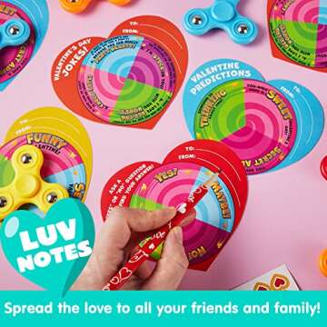 JOYIN 28 PCSFidget Spinner with Gifts Cards , Stress Relief Hand Finger Spinner Fidget Toy for Kids Party Favors for Classroom Exchange Toy, School Classroom Prizes Exchange Gift