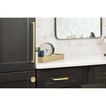 Elements Gibson Cabinet Pull - Modern Chrome Elegant Style
