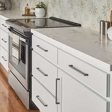 Elements 128 mm Center-to-Center Polished Chrome Gibson Cabinet Pull