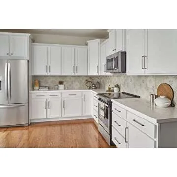 Elements Gibson Cabinet Pull - Modern Chrome Elegant Style