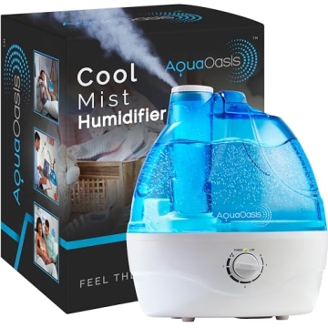 AquaOasis® Cool Mist Humidifier - 2.2L Room & Nursery Quiet Ultrasonic