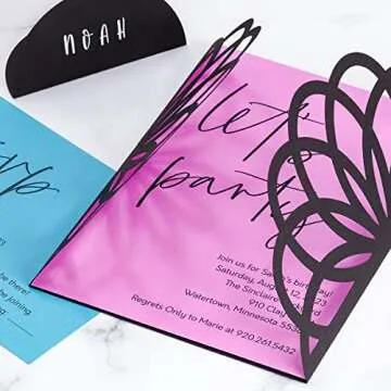 Astrodesigns Crafting Cardstock, 12" x 12", 65 lb/176 gsm, Very Black, 60 Sheets (91523)