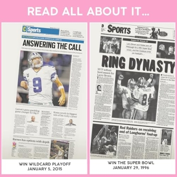 Customized Dallas Cowboys History Book - Perfect Gift