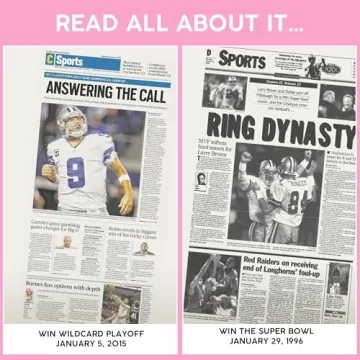 Customized Dallas Cowboys History Book - Perfect Gift