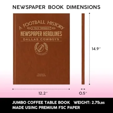 Customized Dallas Cowboys History Book - Perfect Gift