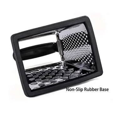 Box Grater For Kitchen,4-Sided Stainless Steel For Parmesan Cheese, Ginger, Vegetables,XL Size and Easy to Use