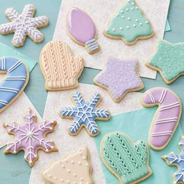 Wilton Copper Cookie Cutter Set with 15 Shapes & Case