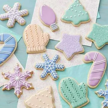 Wilton Copper Cookie Cutter Set with 15 Shapes & Case