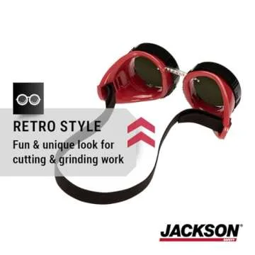 Jackson Safety Retro Safety Goggles with ANSI Compliance