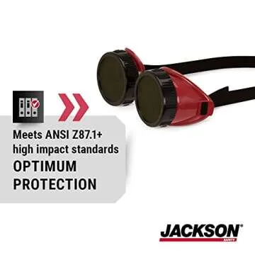 Jackson Safety Retro Safety Goggles with ANSI Compliance
