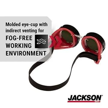 Jackson Safety Retro Safety Goggles with ANSI Compliance