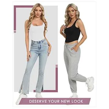 CLOZOZ Womens Bustier Corset Crop Tank Top Square Neck Sexy Crop Tops for Women Going Out Tops Trendy White