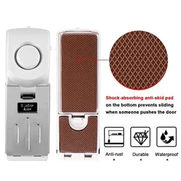 KERUI Door Stop Alarm & Portable Lock for Travel Security
