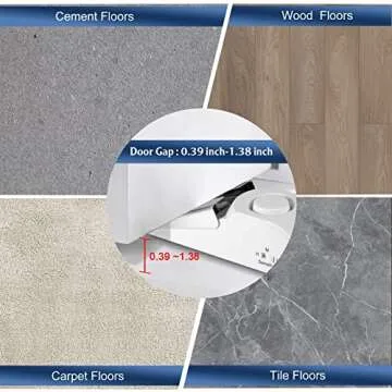 KERUI Door Stop Alarm & Portable Lock for Travel Security