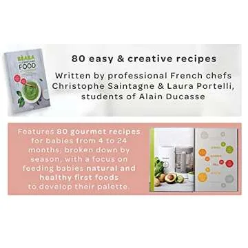 BEABA Baby Food Maker Cookbook for Easy Baby Meals