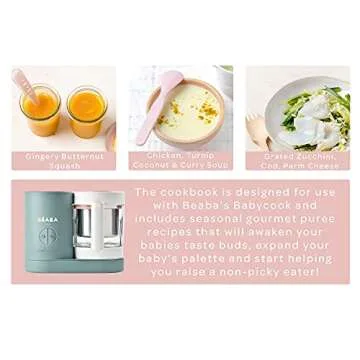 BEABA Baby Food Maker Cookbook for Easy Baby Meals