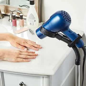 Glamlily Adjustable Hands-Free Hair Dryer Stand Holder for Effortless Drying and Styling