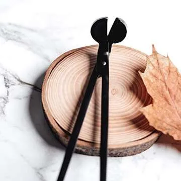 Black Candle Wick Trimmer, Wick Cutter Trimmer, Oil Lamp Candle Wick Scissors Cutter