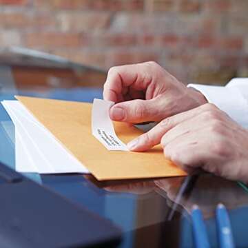 DYMO Authentic LW Mailing Address Labels for LabelWriter Label Printers, (1-1/8" x 3-1/2"), 3 Rolls of 350 (1050 Total)