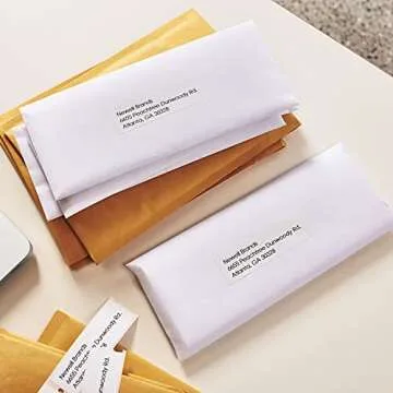 DYMO Authentic LW Mailing Address Labels for LabelWriter Label Printers, (1-1/8" x 3-1/2"), 3 Rolls of 350 (1050 Total)