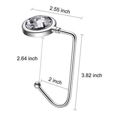 Boao Christmas Stocking Holders Purse Table Hook Mantel Stocking Hooks Hangers Home Kitchen Hanging Hooks for Christmas Home Holiday Decoration (5)