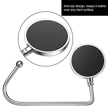 Boao Christmas Stocking Holders Purse Table Hook Mantel Stocking Hooks Hangers Home Kitchen Hanging Hooks for Christmas Home Holiday Decoration (5)