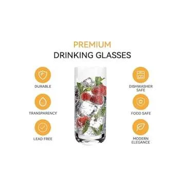 D.M DESIGN·MASTER Highball Glasses Set - 6-Piece