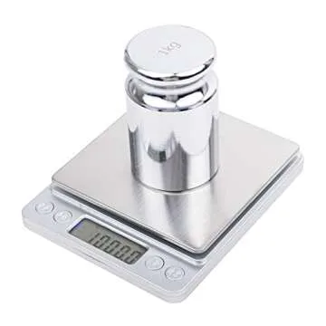 TEXALAN M2 Chrome Calibration Weight 1000g for Accurate Measurements