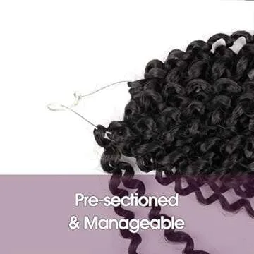Stylish TOYOTRESS Passion Twist Hair - 22 inch Crochet Braids