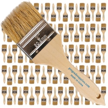 Pro Grade 96 Pack Chip Paint Brushes for Professionals and Crafters