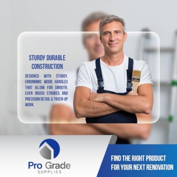 Pro Grade 96 Pack Chip Paint Brushes for Professionals and Crafters